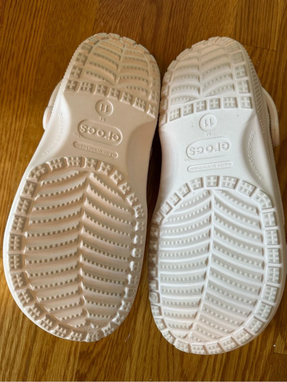 Crocs Light Nude Shoes Size 12